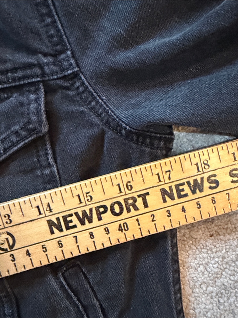 Joe's Jeans Black Washed the Cropped Denim Jacket size XS - Picture 9 of 9